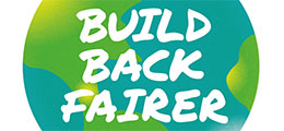 World with Build Back Better Slogan